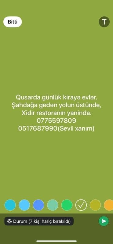 panorama park kiraye evler: 70 kv. m, 2 otaqlı, Qaz, İşıq, Su — 1