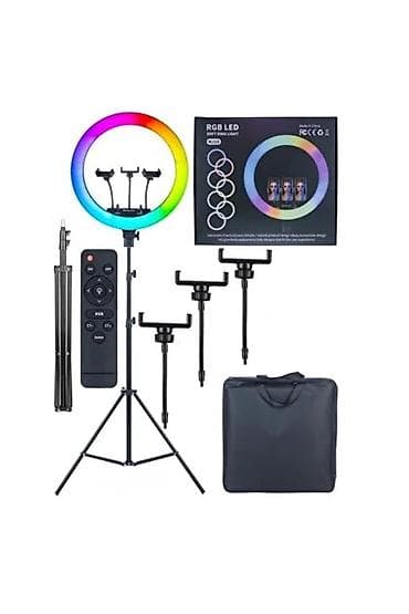 RGB LED Ring Light seti – kontent yaradıcıları, vizajistlər, vlogerlər