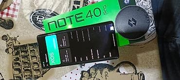 Infinix Note 40 Pro, 256 GB, rəng - Qara, Simsiz şarj