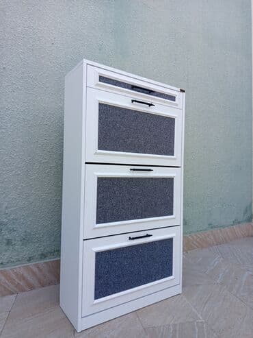 галошница в прихожую: Новый, Распашной, 4 двери Прямой шкаф, Шкаф в прихожей, Азербайджан — 6