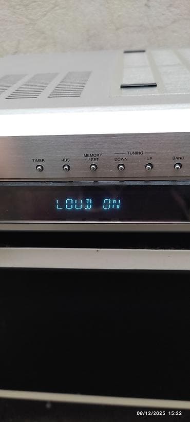 tuner satilir: Denon DRA-F101 AM/FM Stereo Receiver + orijinal pult - Kompakt “slim” — 10