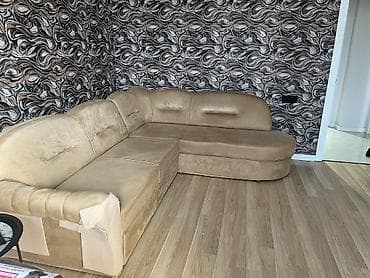 Künc divan, Açılan, Bazalı, Vеlur parça, Çatdırılma yoxdur