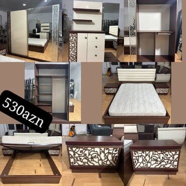 taxt döşəkləri: İkinəfərlik çarpayı, Dolab, Komod, Termo, İşlənmiş — 1