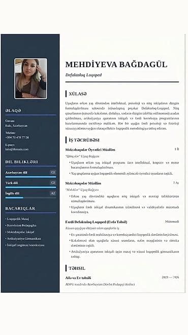 dayə isi: Repetitor, Azərbaycan dili — 2