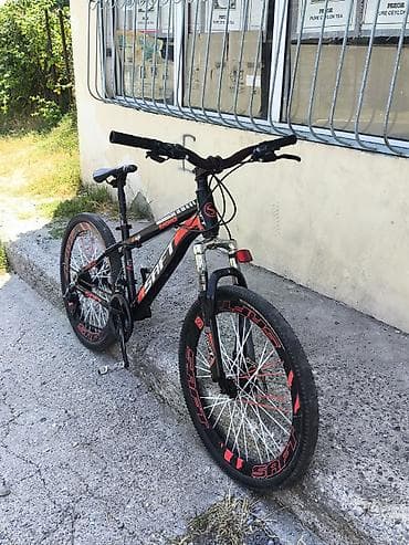 velosibet type 1: Yeni İki təkərli Uşaq velosipedi Saft, 24", sürətlərin sayı: 7 — 1
