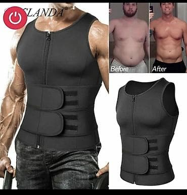 Kişilər üçün bədənformalaşdıran neoprendən hazırlanmış termo-korset