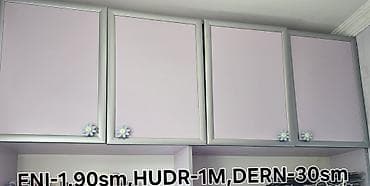 ucuz mebelər: Uşaq/yeniyetmə otağı üçün lilac rəngli modul mebel dəsti Tərkibi və — 4