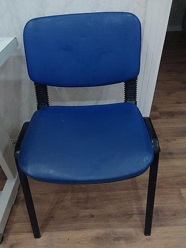 stul ofis: Ofis/konfrans stulu – mavi rəngli - Oturacaq və bel hissəsi: yumşaq — 6