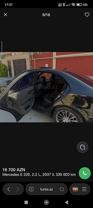 tempra sukan: Mercedes-Benz E 220: 2.2 l | 2007 il Sedan — 6