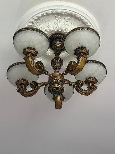 dehliz xalçasi: Çılçıraq, 6 lampa, Metal — 1