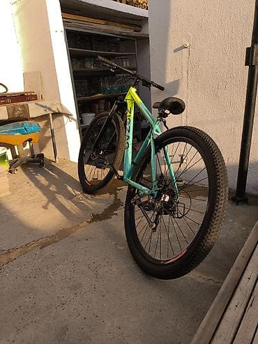 zigzag velosiped: ZIGZAG dağ velosipedi - Rəng: parlaq sarıdan mavi‑yaşıl tona keçid — 8