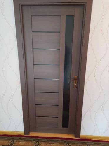 Otaq qapıları: Qonaq otağı üçün Yeni Otaq qapısı 90x205 sm Naliçnik ilə, Zəmanətli, Ödənişli quraşdırma, Pulsuz çatdırılma — 17