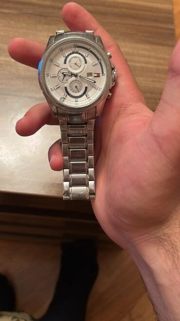 relax saat: İşlənmiş, Qol saatı, Tommy Hilfiger, rəng - Gümüşü — 2