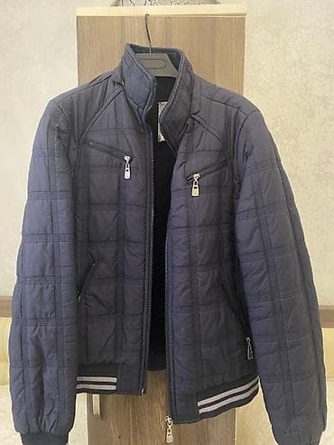 Üst geyimləri: Kişi qış/küləkkeçirməz jaket - Rəng: tünd göy (navy) - Model: qısa — 2