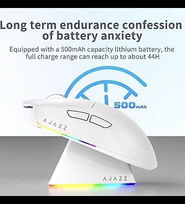 ssd hard disk: AJAZZ AJ139 V2 MC – Şarj bazalı simsiz oyun siçanı - Bağlantı: 3 — 1