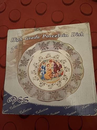 qaşıq dəst: Boşqablar, 6 ədədli dəst, Kobalt, Çexiya — 5