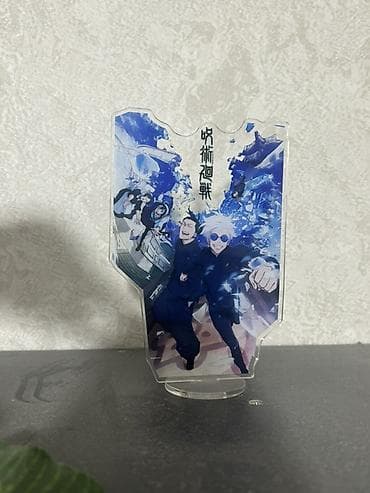 Fiqurlar: Akrilik masaüstü stend – “Jujutsu Kaisen” mövzulu - Material: şəffaf — 1