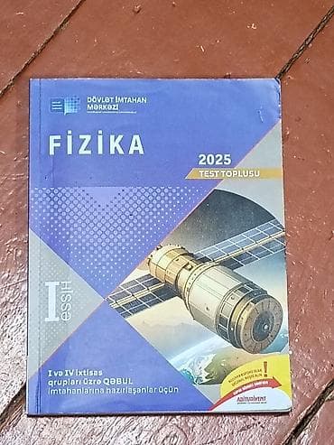 Fizika 2025 – Test Toplusu (DİM) - Nəşriyyat: Dövlət İmtahan Mərkəzi at lalafo.az Fizika 2025 – Test Toplusu (DİM) - Nəşriyyat: Dövlət İmtahan Mərkəzi