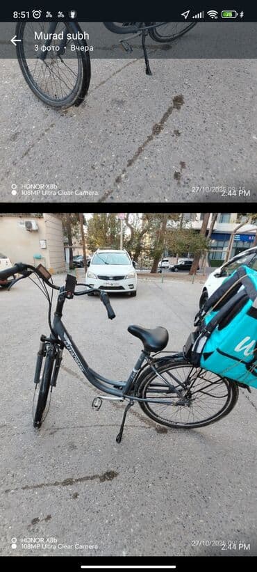 велосипед бишкек бу: Salamun Aleykum.Şəhər üçün rahat klassik tip elektrikli velosiped - — 1