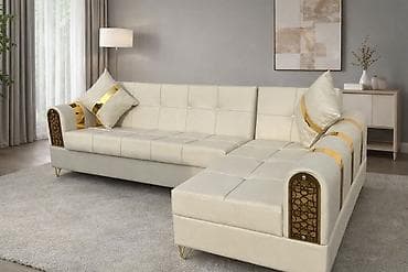 deri divan: Künc divan, Qonaq otağı üçün, Parça, Açılmayan — 1