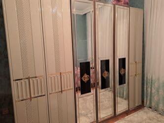 mətbəxt dolabı: İşlənmiş, Açılan, 6 qapı Düz dolab, Qarderob, paltar dolabı — 2