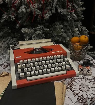 Retro UNIS “tbm de Luxe” mexaniki yazı maşını (1975il) - Portativ