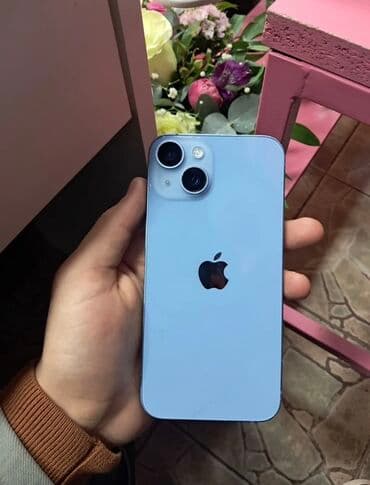 iphone ekran şəkili: IPhone 14, Mavi, Qırıq — 2