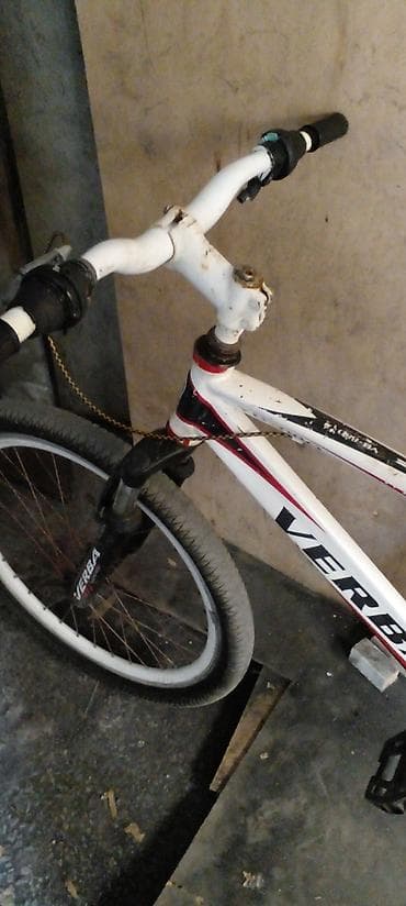 velosipedler 28: VERBA VR-380 dağ/şəhər velosipedi - Çərçivə: yüngül alaşımlı, ağ — 2