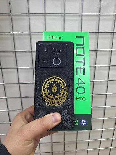 note 11 ekran: Infinix Note 40 Pro, 256 GB, rəng - Qara, Simsiz şarj — 1