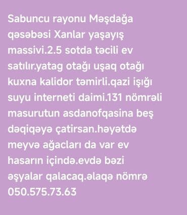 elim yandı: 4 otaqlı, 2 kv. m, Kredit yoxdur, Orta təmir — 13