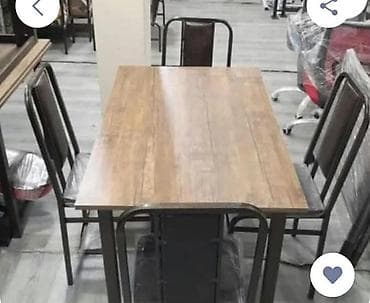 ofis stullari: Anbardan satış: Masa + 4 oturacaq • Qiymət: 125 AZN (masa 4 — 1