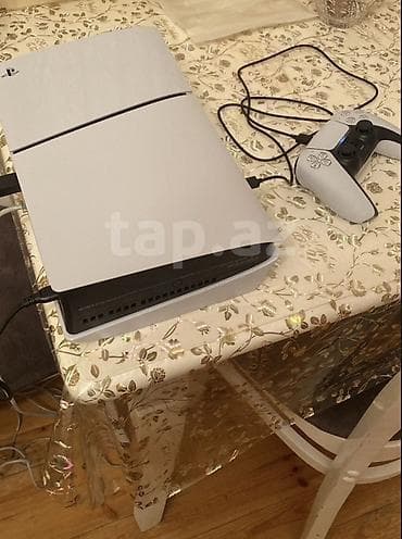 PS5 (Sony PlayStation 5): Salam Təcili Satılır Real Alıcıya Endirim Var Playstation 5 Slim 1 TB — 1