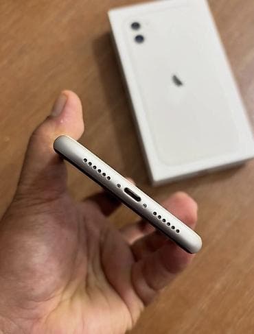 IPhone 11, 128 GB, Ağ, Zəmanət, Simsiz şarj, Face ID — 4