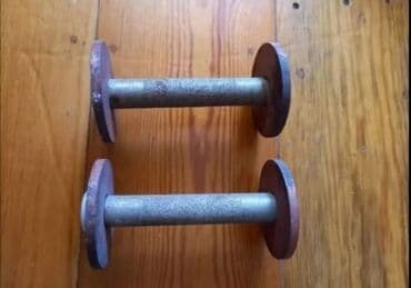 гантели для спорта: Dəmir Qantellər, Çəki: 1 kq, İşlənmiş — 1
