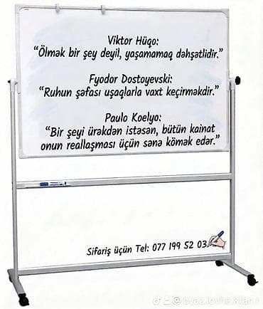 ayaqlı lövhə: Maqnitli, Lövhə, 70 x 50 sm, Pulsuz çatdırılma — 4