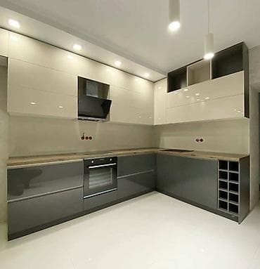 metbext mebeleri: Sifarişlə mətbəx dəsti, Özü çəkən petlələr, Mat laminat, Kredit yoxdur, Rayonlara çatdırılma, Pulsuz çatdırılma — 5