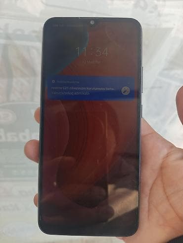 xiaomi mi11 t: Realme C21, 32 GB, rəng - Qara, Barmaq izi — 1