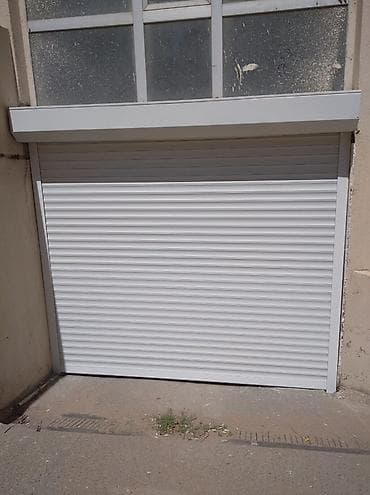 seyf qapi islenmis: Ağ rəngli alüminium jalüz tipli avtomatik qapı/pərdə - Material — 1