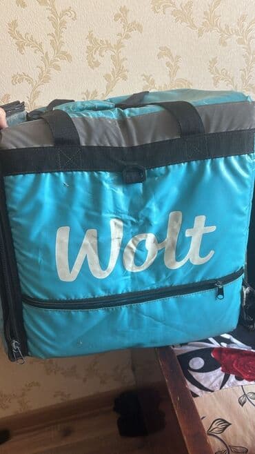 Dondurma aparatları: Wolt çatdırılma çantası - Rəng: mavi, “Wolt / Wolt Partner” loqolu - — 3