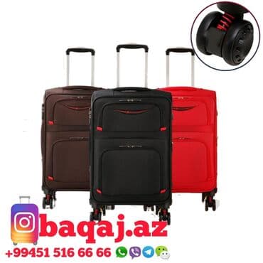 təkərli camadan: Yuksek keyfiyyetli parca camadanlar.Ammortizasiyali tekerlerle — 1