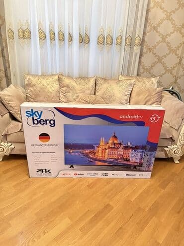samsung telfonlari: Yeni Televizor Samsung Led 55" 4K (3840x2160) — 1