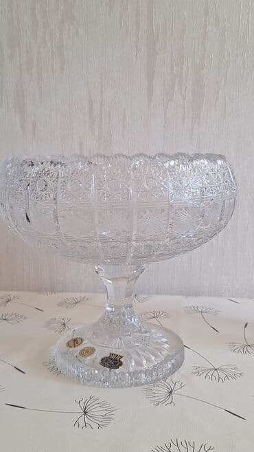 Opel: Kəpək naxışlı kəsmə şüşə dəst Tom xrustal - Material: qalın kəsmə — 9