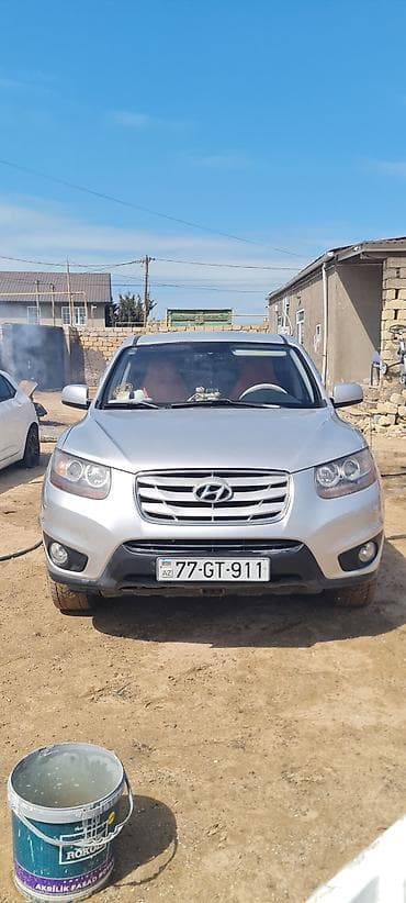 Hyundai Santa Fe GLX, gümüşü rəng, 5 qapılı krossover/SUV. Xarici: - lalafo.az -da Hyundai Santa Fe GLX, gümüşü rəng, 5 qapılı krossover/SUV. Xarici: -