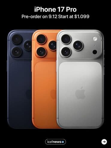 rəsmi not 12 pro: IPhone 17 Pro, Blue Titanium — 2