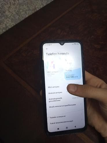 telefon 500: Redmi 10C, 128 GB, rəng - Qara, Barmaq izi — 5