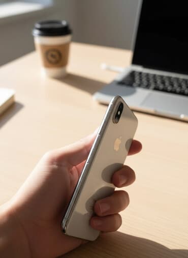 iphone 7 qiymetleri: IPhone X, Gümüşü — 1