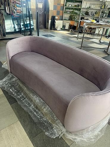 malazya mebel: Ofis üçün divan - Model: 3 nəfərlik, oval/yarımdairəvi formalı salon — 1