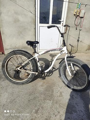 Охота и рыбалка: Şəhər kruizer tipli velosiped - Geniş, qalın (fat) təkərlər – qumlu — 1