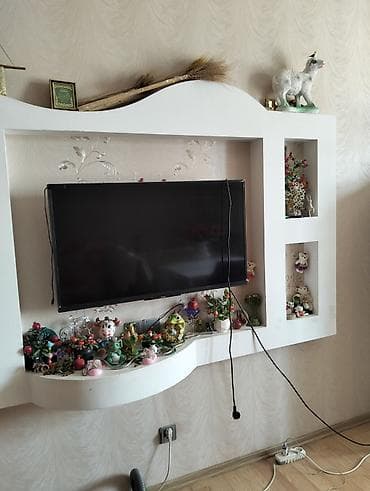 trimo mebel: Düz TV altlığı, Polkalı, Taxtalı — 2