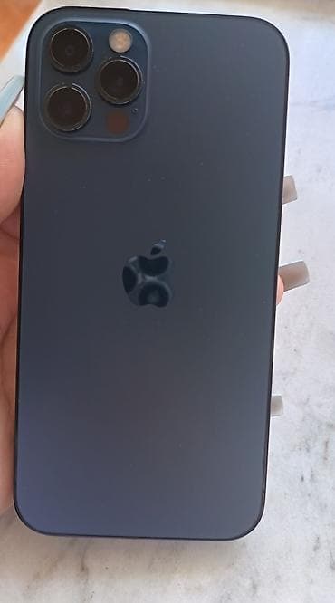 apple m1: IPhone 12 Pro, Pacific Blue, Face ID — 1